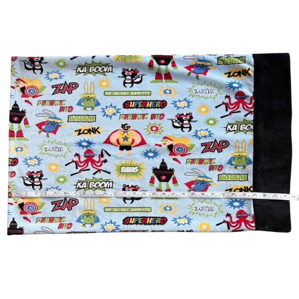 Sometimes I Sew – Superhero MINKY Pillowcase Set – Standard Size (NEW)